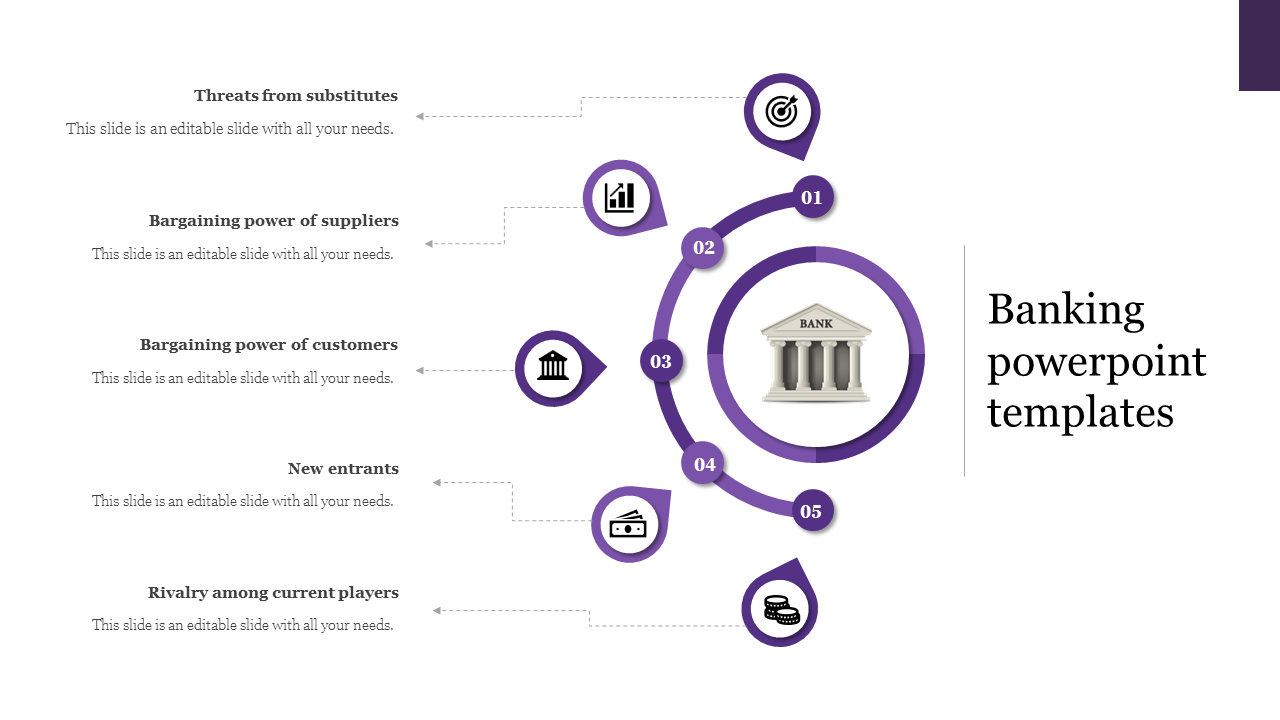 banking powerpoint templates-Purple
